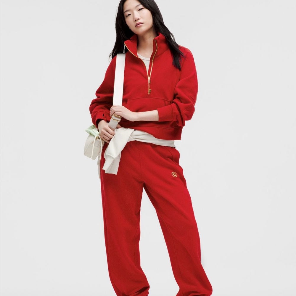 SOLD OUT LIMITED EDITION Lunar New Year Scuba Oversized Funnel-Neck Half Zip!